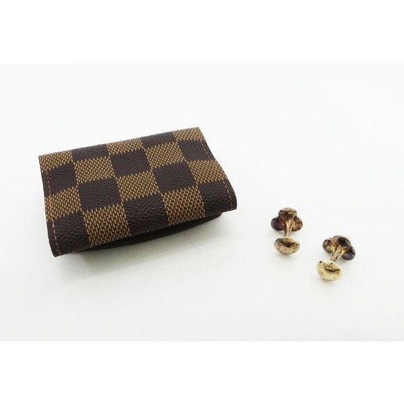 Louis Vuitton Crew Bouquet Case Cufflinks - Picture 1 of 3